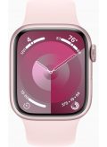 Apple Watch Series 9 | GPS 41 mm Aluminiumgehuse Hellrosa | Sportarmband Hellrosa